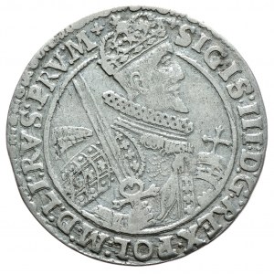 Zygmunt III Waza, ort 1621, Bydgoszcz, PRV:M+, gwiazdki na rewersie