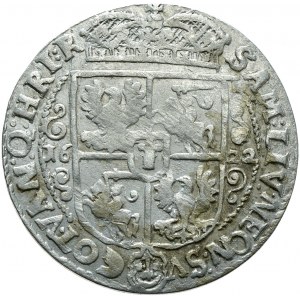 Zygmunt III Waza, ort 1622, Bydgoszcz, PRVM x ∙, bez ręki trzymającej jabłko królewskie.