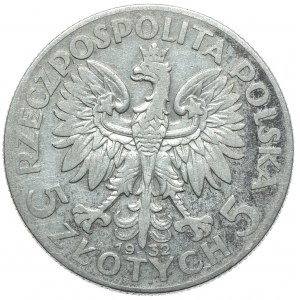II Rzeczpospolita, 5 złotych 1932 ze znakiem mennicy, Warszawa