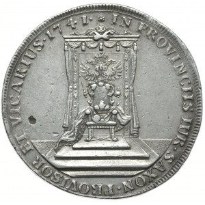 August III, talar wikariacki 1741, Drezno
