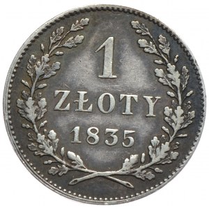 Wolne Miasto Kraków, 1 złoty 1835, Wiedeń