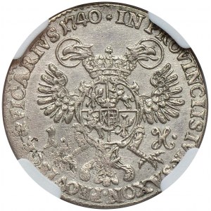 August III, grosz wikariacki 1740