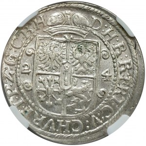 Prusy Książęce, Jerzy Wilhelm, ort 1624, Królewiec, BRAND, rzadszy