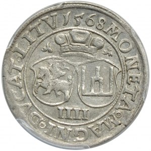 Zygmunt II August, czworak 1568, Wilno, rzadkość