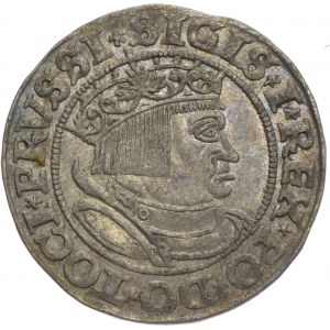 Zygmunt I Stary, grosz 1532, Toruń, PRVSSI/PRVSS (R1)