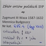 Kolekcja ortów polskich, ort 1623, Bydgoszcz, odwrotka, interpunkcja prostokąty/romby zamiast kropek