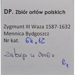 Kolekcja ortów polskich, ort 1621, Bydgoszcz, PRV:M. (R1)