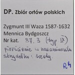 Kolekcja ortów polskich, ort 1621, Bydgoszcz, PRV.M*, pierścienie w naramienniku