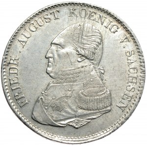 Saksonia, Fryderyk August III, talar 1822 IGS, Drezno