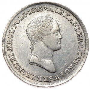 Zabór rosyjski, Mikołaj I, 1 złoty 1832 KG, Warszawa, efektowny, obustronny duch
