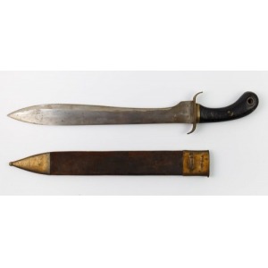 TASAK DO CIĘCIA FASZYNY ŻOŁNIERZA PIECHOTY SZWEDZKIEJ wz. 1848, Szwecja, Eskilstuna, J. Walen, poł. XIX w.