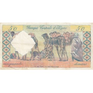 Algeria, 50 Dinars, 1964, VF, p124a