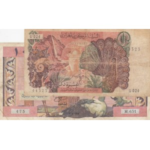 Algeria, 10 Dinars (2), 1964/1970, FINE / VF,  (Total 2 banknotes)