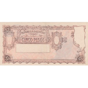 Argentina, 5 Pesos, 1951/59, XF, p264c