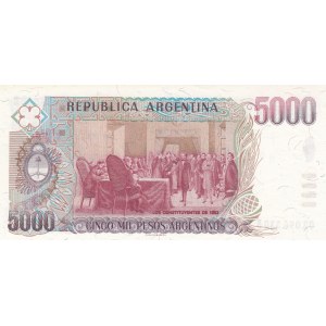 Argentina, 5.000 Pesos Argentinos, 1984/1985, UNC, p318a