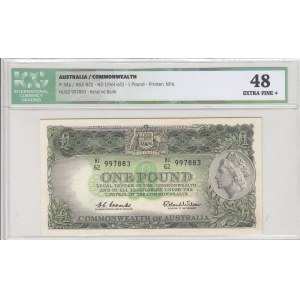 Australia, 1 Pound, 1961-65, XF, p34a, ICG 48