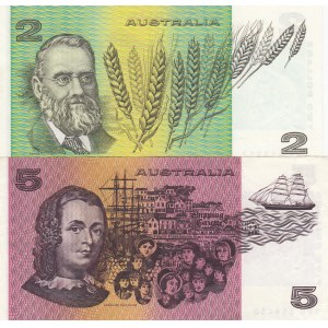 Australia,  XF,  Total 2 banknotes