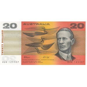 Australia, 20 Dollars, 1991, AUNC, p46h