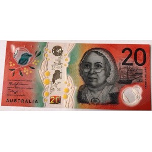 Australia, 20 Dollars, 2019, UNC, pNew