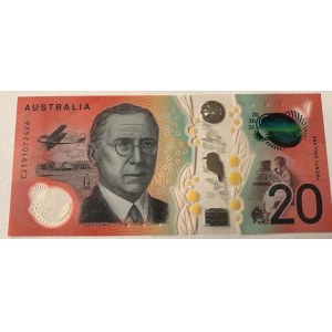 Australia, 20 Dollars, 2019, UNC, pNew