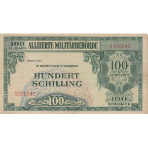 Austria, 100 Shillings, 1944, FINE, p110