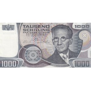 Austria, 1.000 Shillings, 1983, XF, p152b