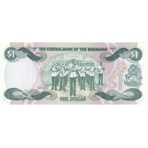 Bahamas, 1 Dollar, 1974/1984, UNC, p43