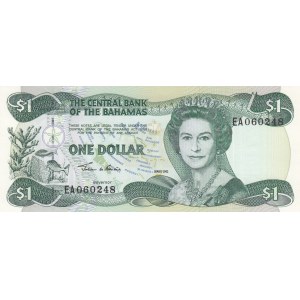 Bahamas, 1 Dollar, 2002, UNC, p70