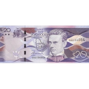 Barbados, 20 Dollars, 2013, UNC, p76