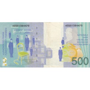 Belgium, 500 Francs, 1998, VF, p149