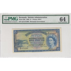 Bermuda, 1 Pound, 1966, UNC, p20d