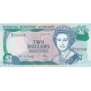 Bermuda, 2 Dollars, 1997, UNC, p40Ab