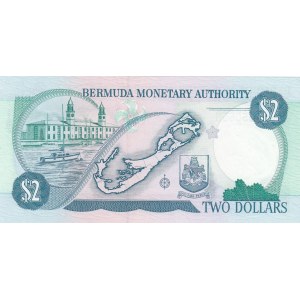 Bermuda, 2 Dollars, 1997, UNC, p40Ab