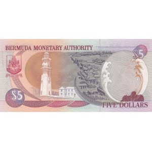 Bermuda, 5 Dollars, 2000, UNC, p51a