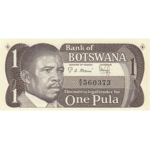 Botswana, 1 Pula, 1983, UNC, p6