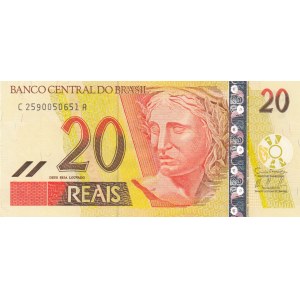 Brasil, 20 Reais, 2002, UNC, p250g