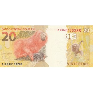 Brasil, 20 Reais, 2010, UNC, p255a