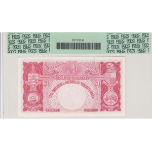 British Caribbean, 1 Dollar, 1958-64, UNC, p7c