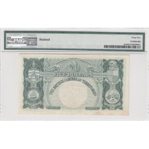 British Caribbean, 5 Dollars, 1961-64, XF, p9c