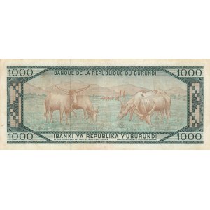 Burundi, 1.000 Francs, 1978, VF, p31a
