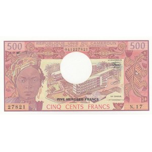 Cameroon, 500 Cents, 1983, UNC, p15d