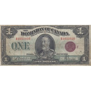 Canada, 1 Dollar, 1923, FINE, p33k