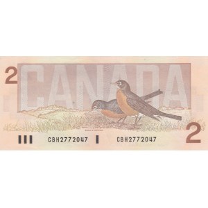 Canada, 2 Dollars, 1986, AUNC, p94b