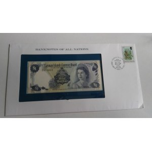 Cayman Islands, 1 Dollar, 1972, UNC, p1b, FOLDER