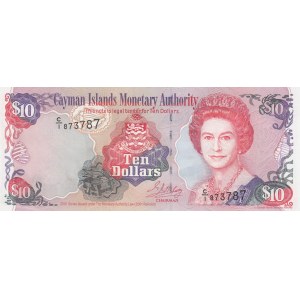 Cayman Islands, 10 Dollars, 2001, UNC, p28a