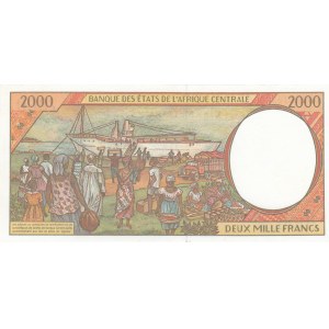 Central African States, 2.000 Francs, 1993, UNC, p103Ca