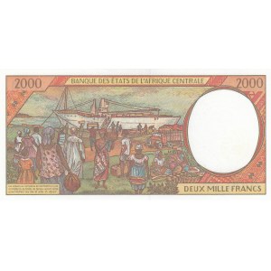 Central African States, 2.000 Francs, 1993, UNC, p503Na