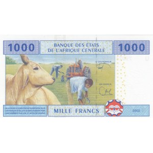 Central African States, 1000 Francs, 2002, UNC, p507f