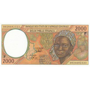 Central African States, 2.000 Francs, 2000, UNC, p603Pg