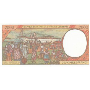 Central African States, 2.000 Francs, 2000, UNC, p603Pg